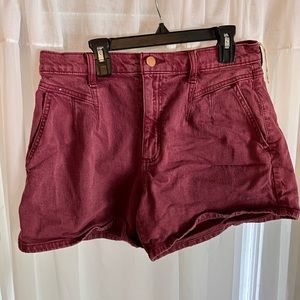 Universal Thread Women’s High Rise Midi Purple-Red Shorts Size 6